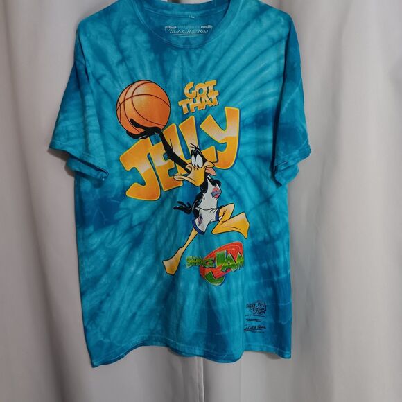 Looney Tunes Men’s L Space Jam T-Shirt 25th Anniv Tune Squad Daffy Duck - Picture 2 of 10